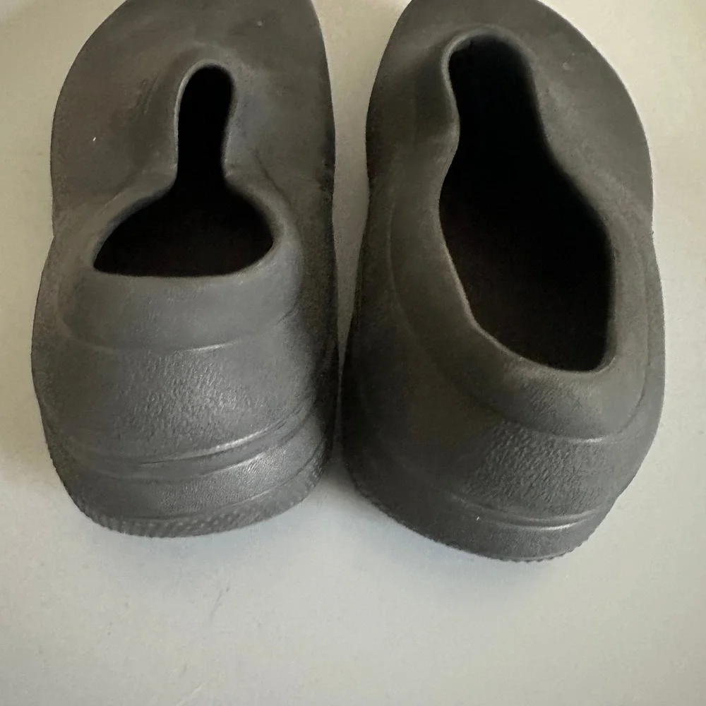 Crocs On-The-Job Work Clogs Black Slip On Shoes Mens 7 Womens 9 10075
